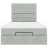 Estructura cama otomana colchones gris claro