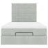 Estructura cama otomana colchones gris claro