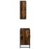 Set de muebles baño 2 pzas madera contrachapada roble