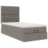 Cama otomana con colchón topo 90x200 cm