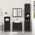 Juego de muebles de baño 2 pzas madera contrachapada