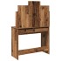 Tocador con espejo envejecida 96x39x142