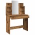 Tocador con espejo envejecida 96x39x142