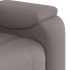 Sillón reclinable de tela gris