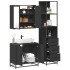 Juego de muebles de baño 3 pzas madera contrachapada