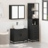 Juego de muebles de baño 3 pzas madera contrachapada