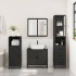 Juego de muebles de baño 3 pzas madera contrachapada