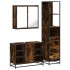 Set de muebles baño 3 pzas madera contrachapada roble