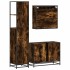 Set de muebles baño 3 pzas madera contrachapada roble