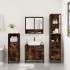 Set de muebles baño 3 pzas madera contrachapada roble