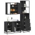 Juego de muebles de baño 3 pzas madera contrachapada