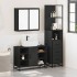 Juego de muebles de baño 3 pzas madera contrachapada