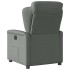Sillón reclinable eléctrico de tela gris