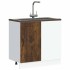 Mueble bajo de cocina Kalmar de madera ingeniería roble