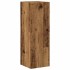 Conjunto de mueble de TV 8 piezas montado la pared madera
