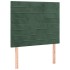 Cama box spring con colchón terciopelo verde oscuro 90x200