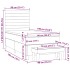 Cama box spring con colchón terciopelo verde oscuro 90x200