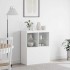 Aparador blanco 81x37x100 cm madera de