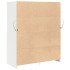 Aparador blanco 81x37x100 cm madera de