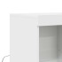 Aparador blanco 81x37x100 cm madera de