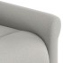 Sillón reclinable de tela gris