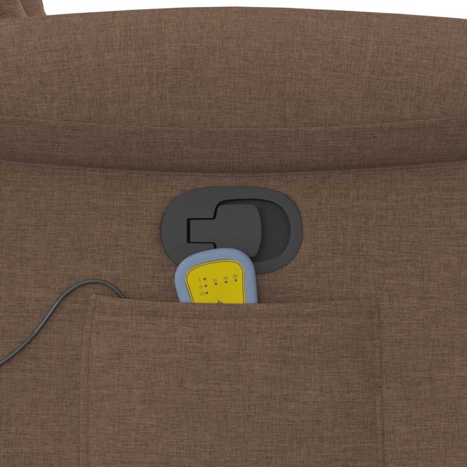 Sillón reclinable con masaje de tela