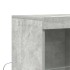 Aparador de madera contrachapada gris hormigón 81x37x100