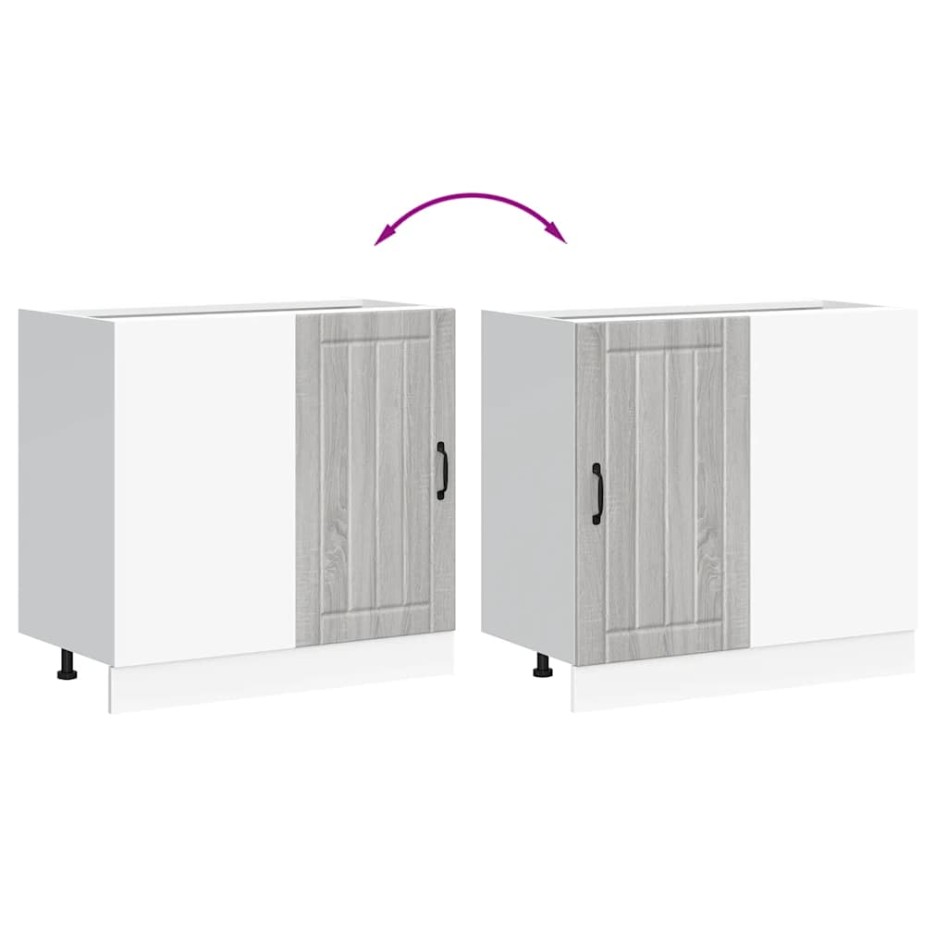 Panel para lavavajillas Lucca madera contrachapada sonoma