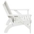 Sillas de jardín adirondack 2 uds blanco 75x77x77