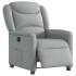 Sillón reclinable eléctrico tela gris