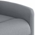 Sillón reclinable eléctrico tela gris