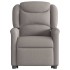 Sillón reclinable de masaje elevable tela gris