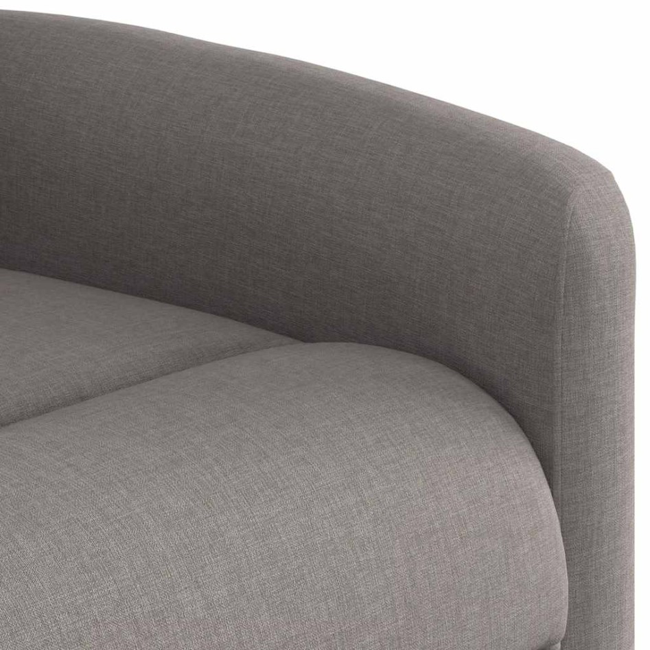 Sillón reclinable de masaje elevable tela gris