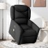 Sillón de masaje eléctrico reclinable elevable tela