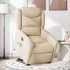Sillón de masaje eléctrico reclinable elevable tela