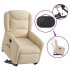 Sillón de masaje eléctrico reclinable elevable tela