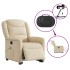 Sillón de masaje eléctrico reclinable elevable tela