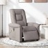 Sillón reclinable de masaje eléctrico tela gris