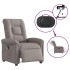 Sillón reclinable de masaje eléctrico tela gris
