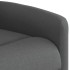 Silla de masaje reclinable de pie de tela gris