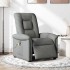 Sillón reclinable de masaje eléctrico tela gris