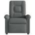 Sillón reclinable de masaje eléctrico tela gris