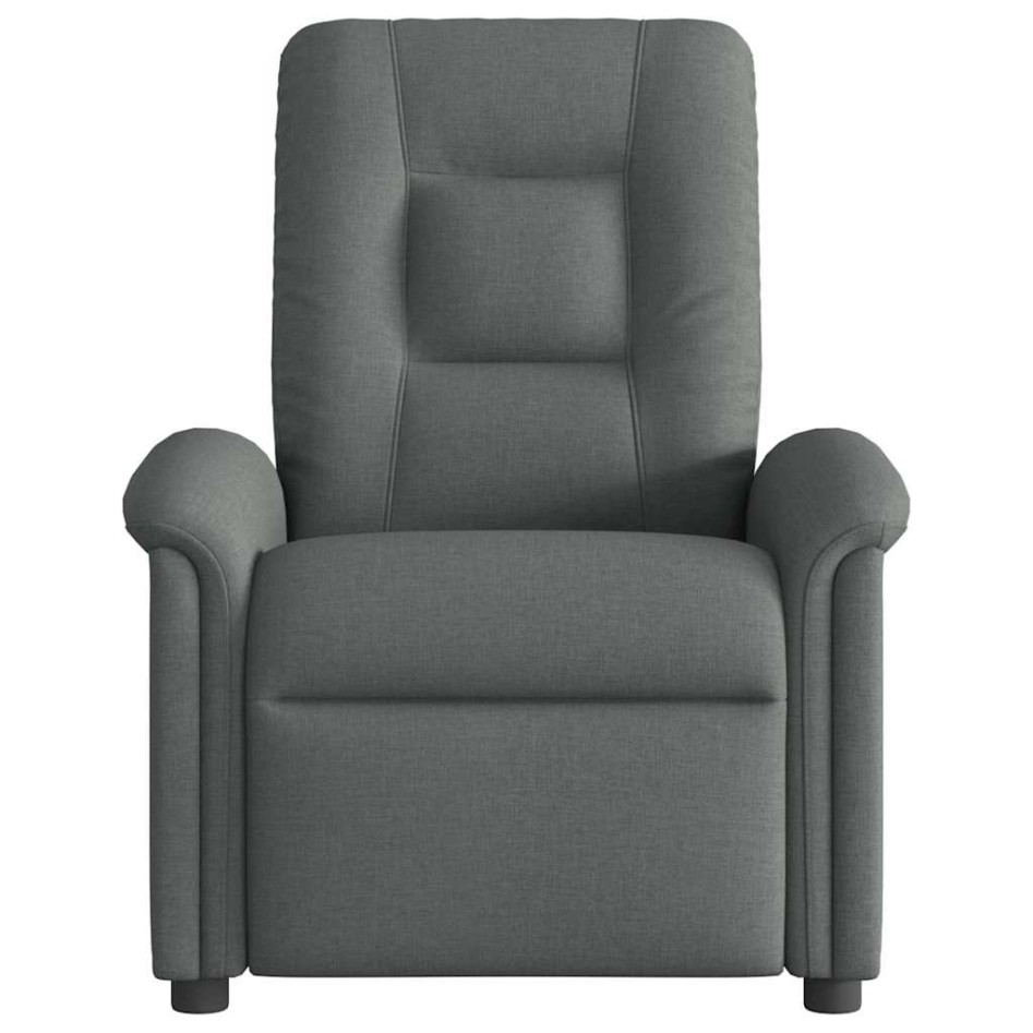 Sillón reclinable de masaje eléctrico tela gris