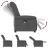 Sillón reclinable de masaje eléctrico tela gris