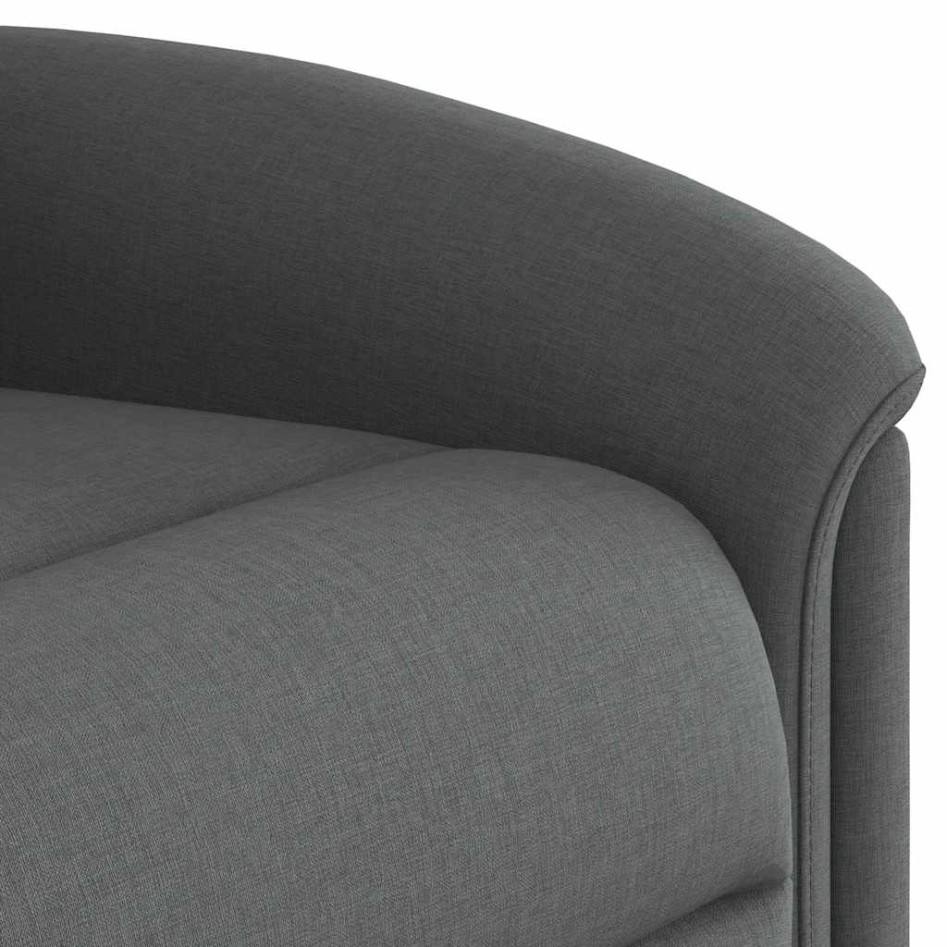 Sillón reclinable de masaje eléctrico tela gris