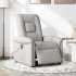 Sillón reclinable de masaje eléctrico tela gris