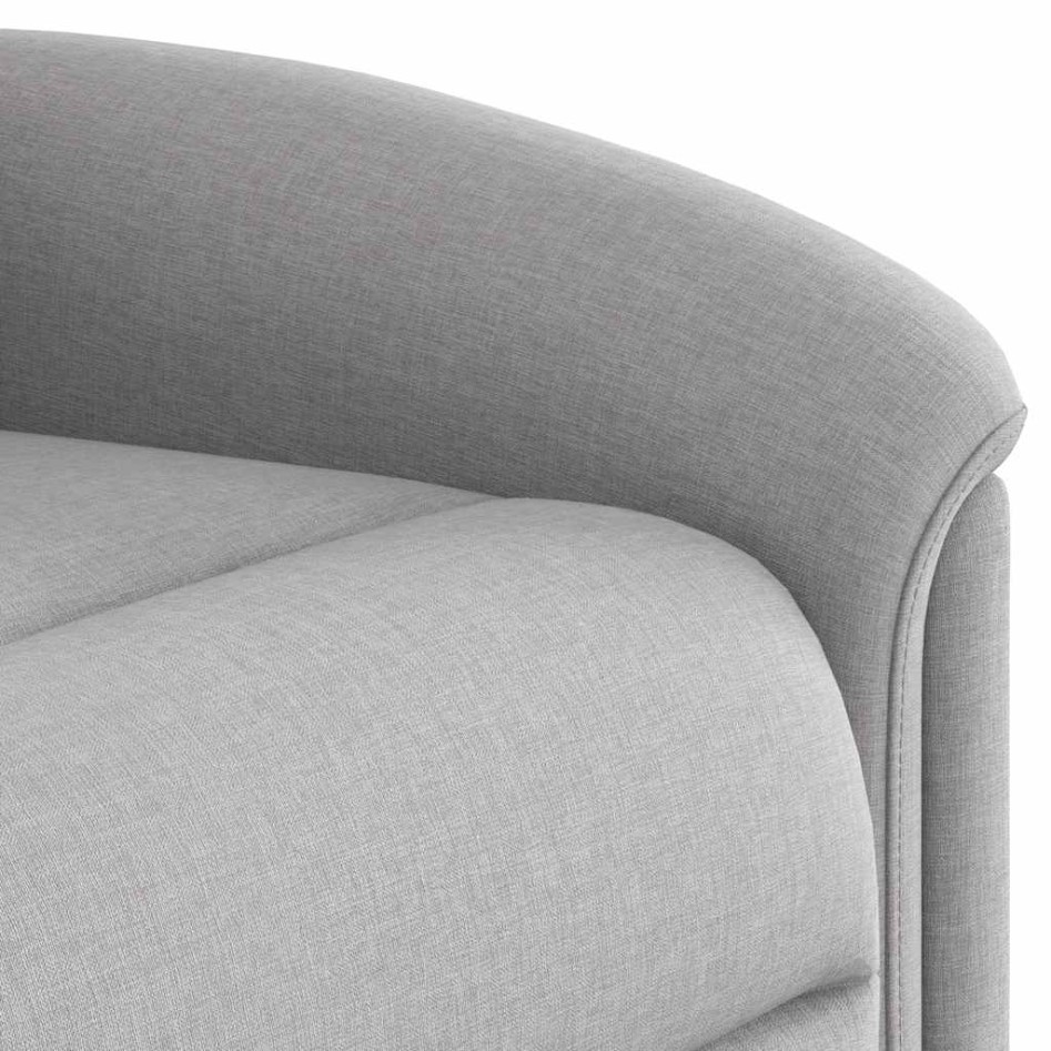 Sillón reclinable de masaje eléctrico tela gris