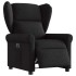 Sillón reclinable eléctrico de tela