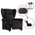 Sillón reclinable eléctrico de tela