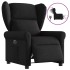 Sillón reclinable eléctrico de tela